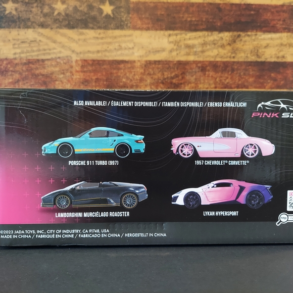 Pink and White Lykan Hypersport Die-Cast Car - Picture 6 of 7